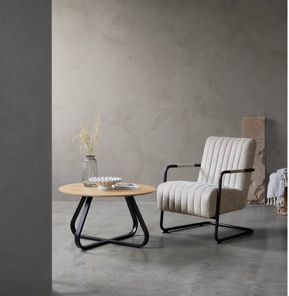 Beżowy fotel Trout – Unique Furniture