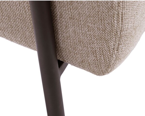 Beżowy fotel Trout – Unique Furniture