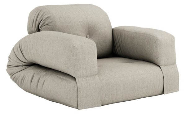 Rozkładany fotel z lnianym obiciem Karup Design Hippo Linen