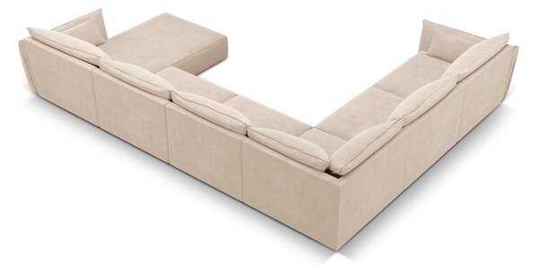 Beżowy narożnik (lewostronny) Vanda – Mazzini Sofas