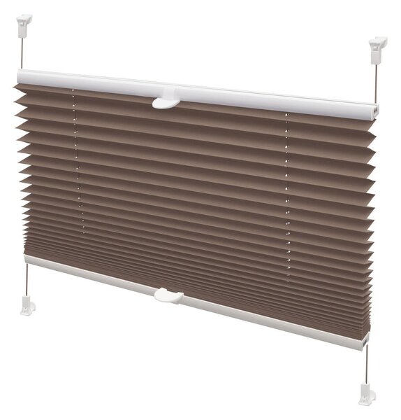 Brązowa roleta 42,5x150 cm Plisé Verona – Gardinia