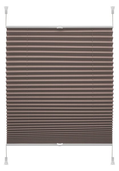 Brązowa roleta 42,5x150 cm Plisé Verona – Gardinia
