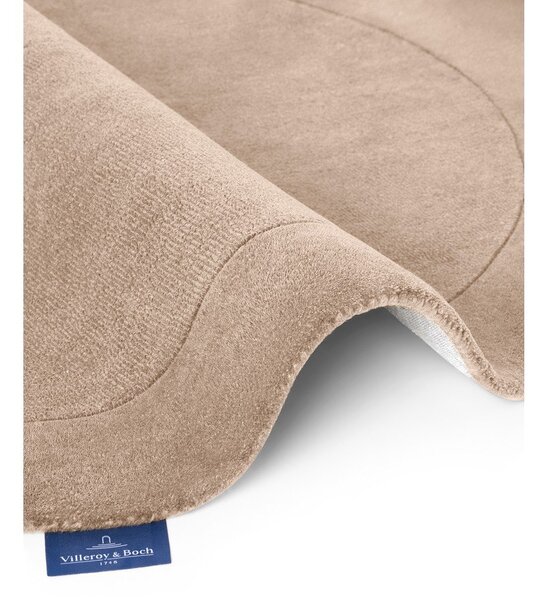 Beżowy okrągły dywan z mieszanki wełny tkany ręcznie ø 160 cm Kari Organic – Villeroy&Boch