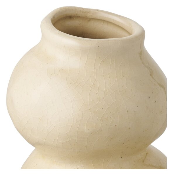 Beżowy ceramiczny wazon (wysokość 19,5 cm) Rona – House Nordic