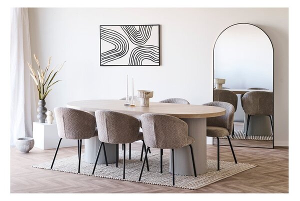 Beżowy ceramiczny wazon (wysokość 19,5 cm) Rona – House Nordic