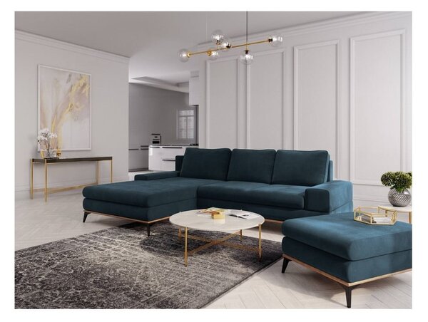 Morski rozkładany narożnik Windsor & Co Sofas Planet, lewostronny