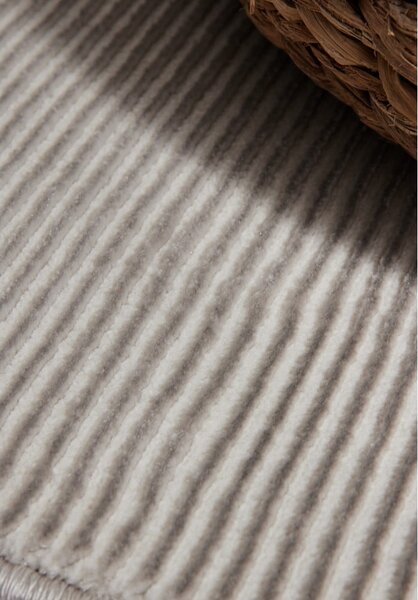 Szaro-kremowy chodnik 80x240 cm Perles Dolomite – Elle Decoration