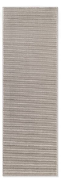 Szaro-kremowy chodnik 80x240 cm Perles Dolomite – Elle Decoration