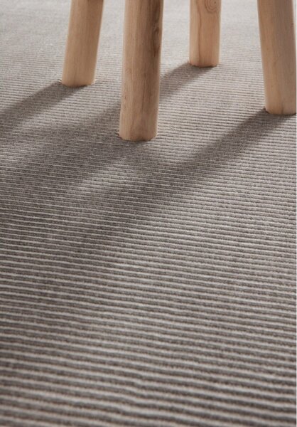 Szaro-kremowy chodnik 80x240 cm Perles Dolomite – Elle Decoration