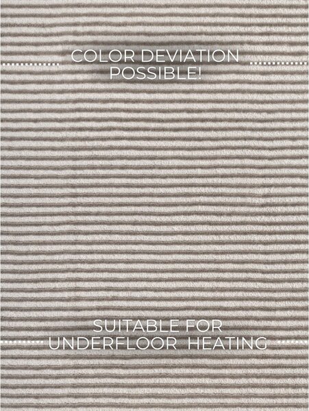 Szaro-kremowy chodnik 80x240 cm Perles Dolomite – Elle Decoration