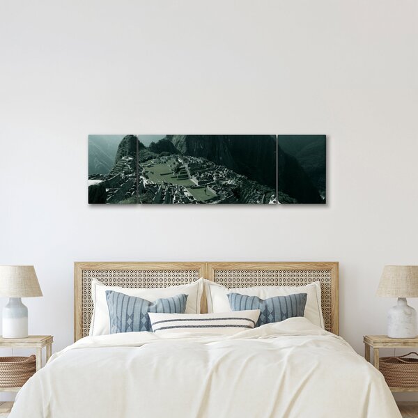 Obraz - Lamy w Machu Picchu w Peru (170x50 cm)