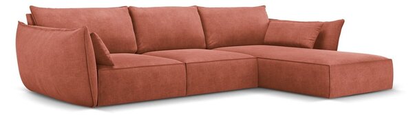 Czerwony narożnik (prawostronny) Vanda – Mazzini Sofas