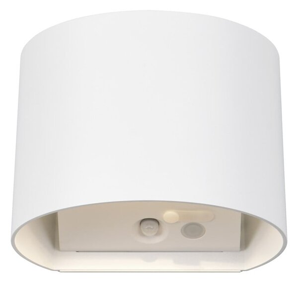 Lampa zewnętrzna ścienna LED z czujnikiem ruchu na USB (wysokość 10 cm) Genie – Reality