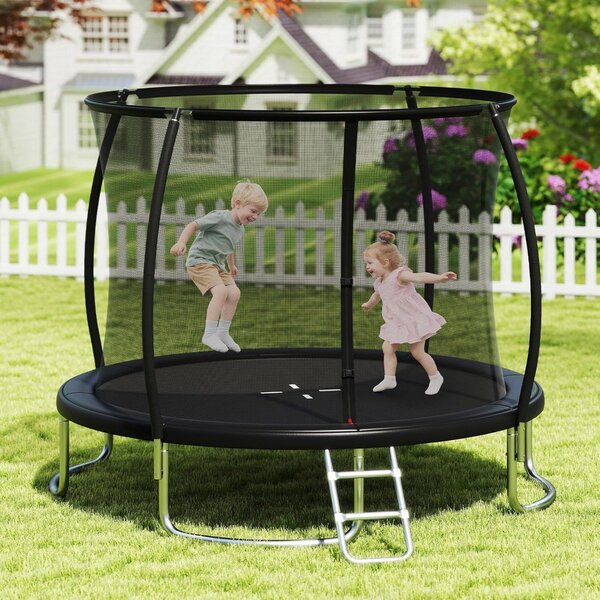 Trampolina ogrodowa z drabinką 305 cm