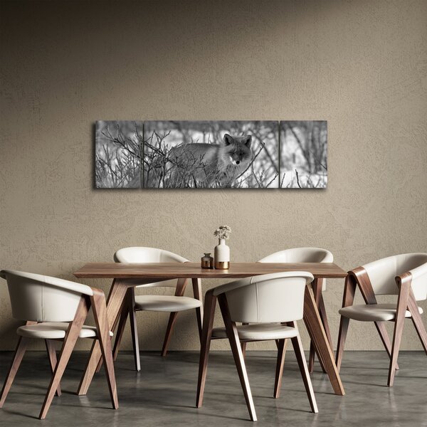 Obraz - Lis w zimie (170x50 cm)