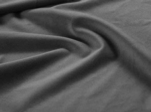 Szare tapicerowane łóżko dwuosobowe ze schowkiem ze stelażem 140x200 cm Campi – Cosmopolitan Design