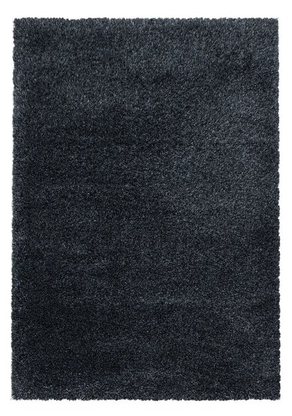 Antracytowy dywan 80x150 cm Fluffy – Ayyildiz Carpets