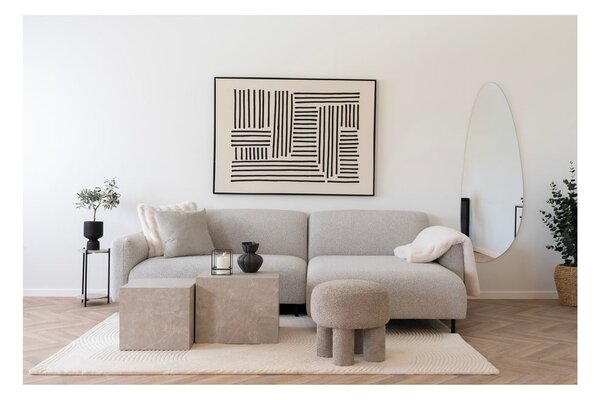 Kremowy koc ze sztucznego futra 130x180 cm Galena – House Nordic