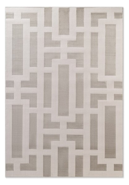 Szaro-kremowy dywan 120x170 cm Perles Onyx – Elle Decoration