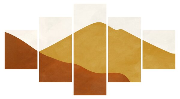 Obraz - Góry akwarelowe N⁰1 (125x70 cm)