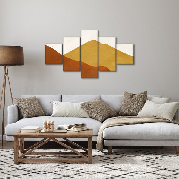 Obraz - Góry akwarelowe N⁰1 (125x70 cm)