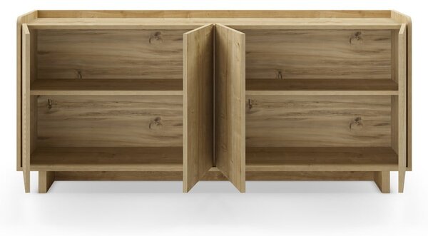 Komoda w dekorze dębu w naturalnym kolorze 180x80x40 cm Daira – Marckeric