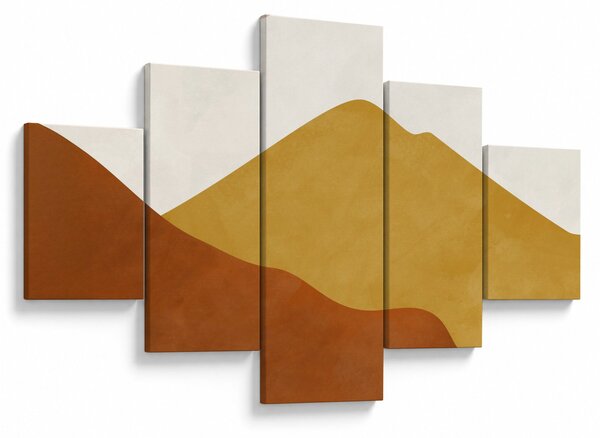 Obraz - Góry akwarelowe N⁰1 (125x70 cm)