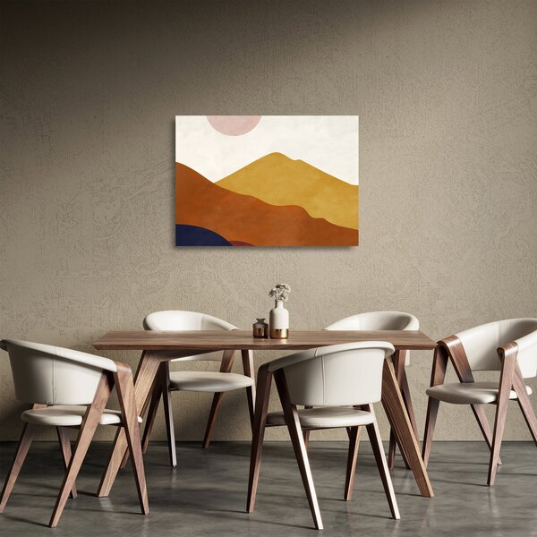 Obraz na szkle - Góry akwarelowe N⁰1 (70x50 cm)