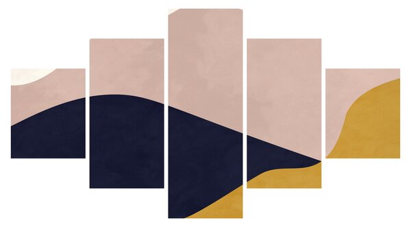 Obraz - Akwarelowe góry N⁰2 (125x70 cm)