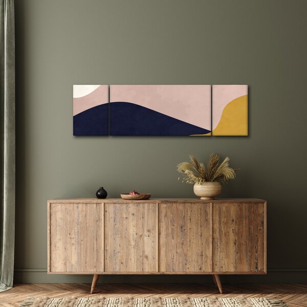 Obraz - Akwarelowe góry N⁰2 (170x50 cm)