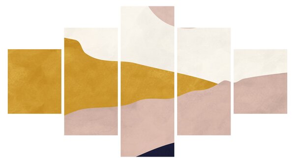 Obraz - Góry akwarelowe N⁰3 (125x70 cm)