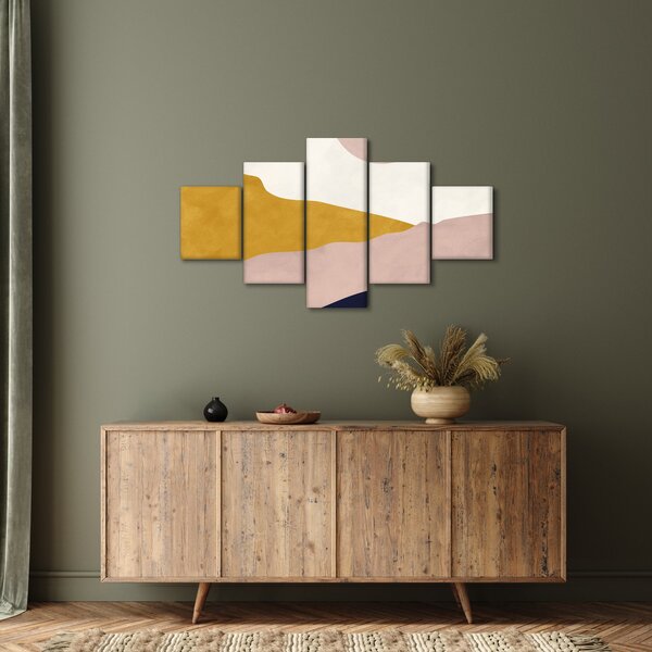 Obraz - Góry akwarelowe N⁰3 (125x70 cm)