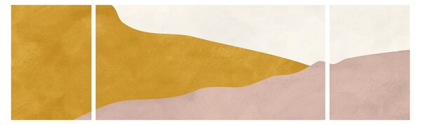 Obraz - Góry akwarelowe N⁰3 (170x50 cm)