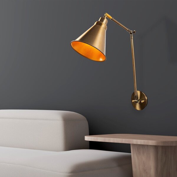 Kinkiet w kolorze złota ø 20 cm Chicago – Opviq lights