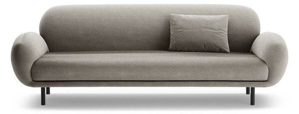 Szara sofa z materiału bouclé 208 cm Poppy – Micadoni
