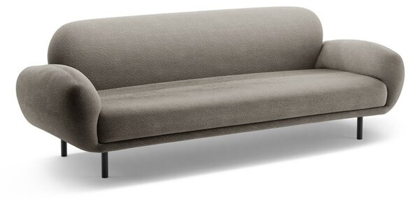 Szara sofa z materiału bouclé 208 cm Poppy – Micadoni