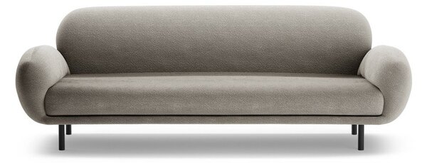 Szara sofa z materiału bouclé 208 cm Poppy – Micadoni