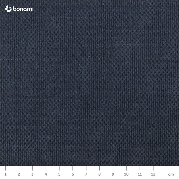Ciemnoniebieskie tapicerowane łóżko dwuosobowe ze schowkiem i stelażem 160x200 cm Kelp – Micadoni Home