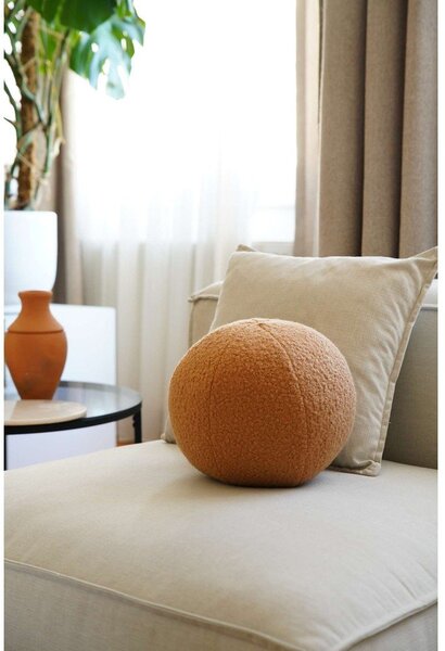 Poduszka dekoracyjna z materiału bouclé ø 20 cm Top – Mioli Decor