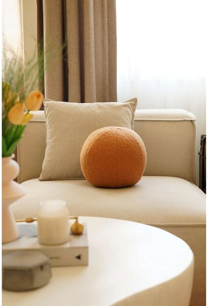 Poduszka dekoracyjna z materiału bouclé ø 20 cm Top – Mioli Decor