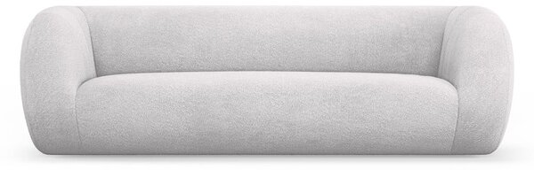 Jasnoszara sofa z materiału bouclé 230 cm Essen – Cosmopolitan Design
