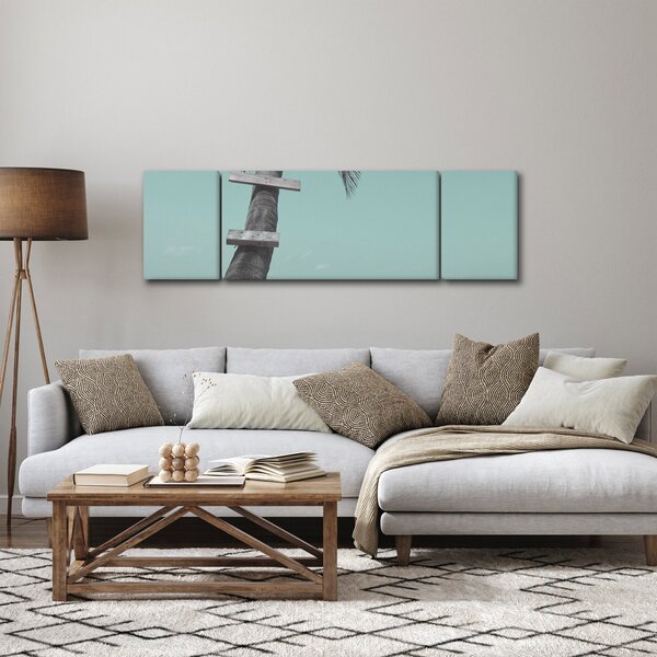 Obraz - Palma na Karaibach (170x50 cm)
