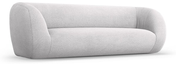 Jasnoszara sofa z materiału bouclé 230 cm Essen – Cosmopolitan Design