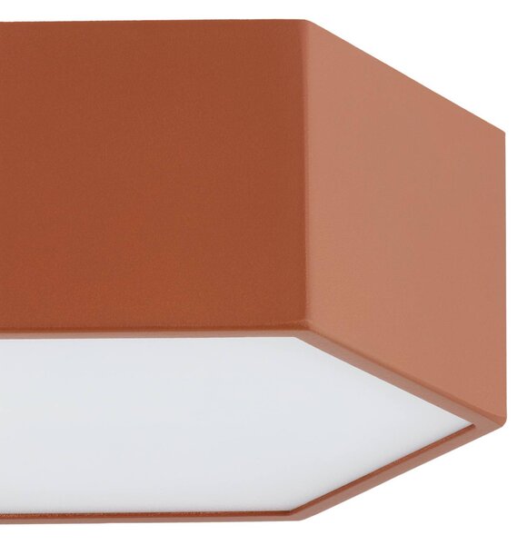 Lampa sufitowa LED Libre Argon, terracotta, salon / jadalnia, metal
