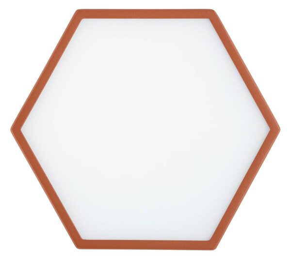 Lampa sufitowa LED Libre Argon, terracotta, salon / jadalnia, metal