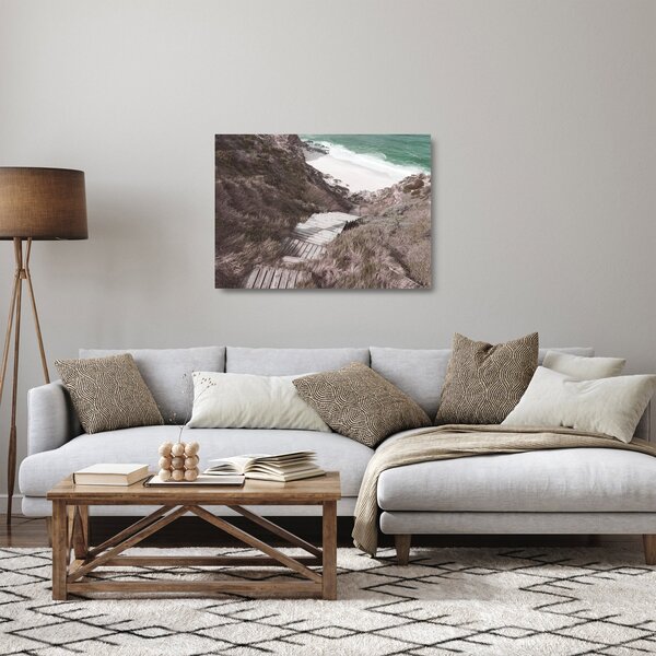 Obraz na szkle - Podróż do Szmaragdowego Morza (70x50 cm)