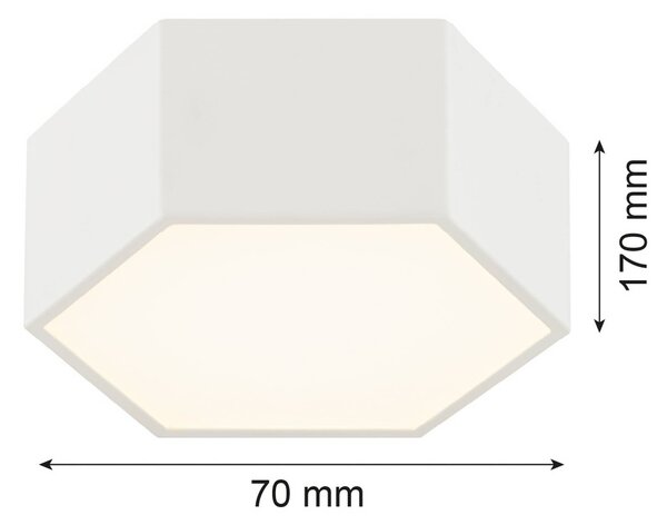 Lampa sufitowa LED Libre Argon, biały / opal, salon / jadalnia, metal