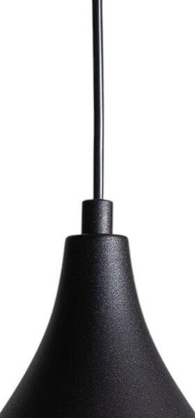 Lampa wisząca Genisy ROYALTECH, możliwość ściemniania, czarny, salon / jadalnia, metal, skandynawski