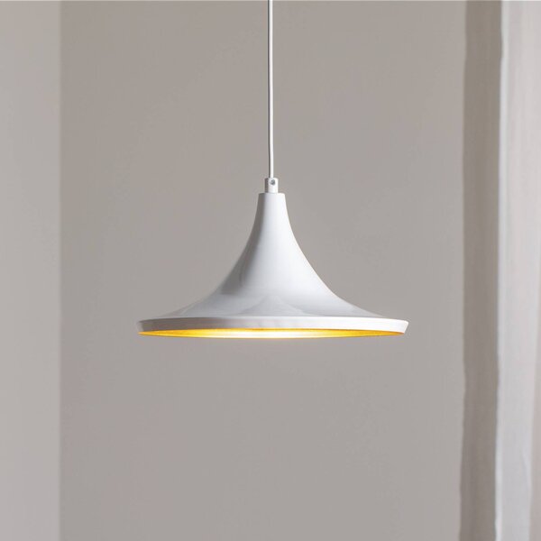 Lampa wisząca Genisy ROYALTECH, możliwość ściemniania, biały / opal, salon / jadalnia, metal, skandynawski