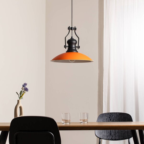 Lampa wisząca Fimda ROYALTECH, możliwość ściemniania, żółty / pomarańczowy, salon / jadalnia, metal